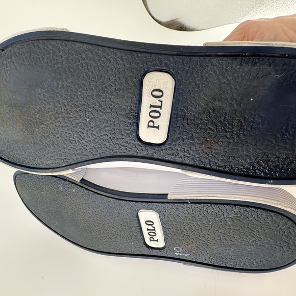 Polo Ralph Lauren Sneakers Mens 9D White Faxon Low Preppy Streetwear - Picture 9 of 9